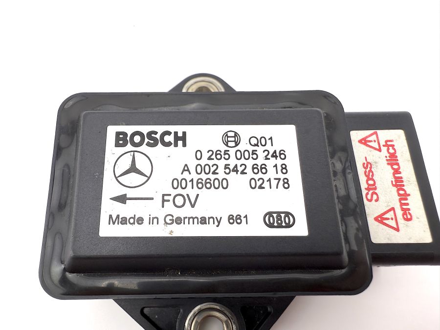 0025426618 0265005246 | Mercedes SL500 | R230 Yaw rate speed sensor 0025426618 0265005246 | Mercedes SL500 | R230 Yaw rate speed sensor