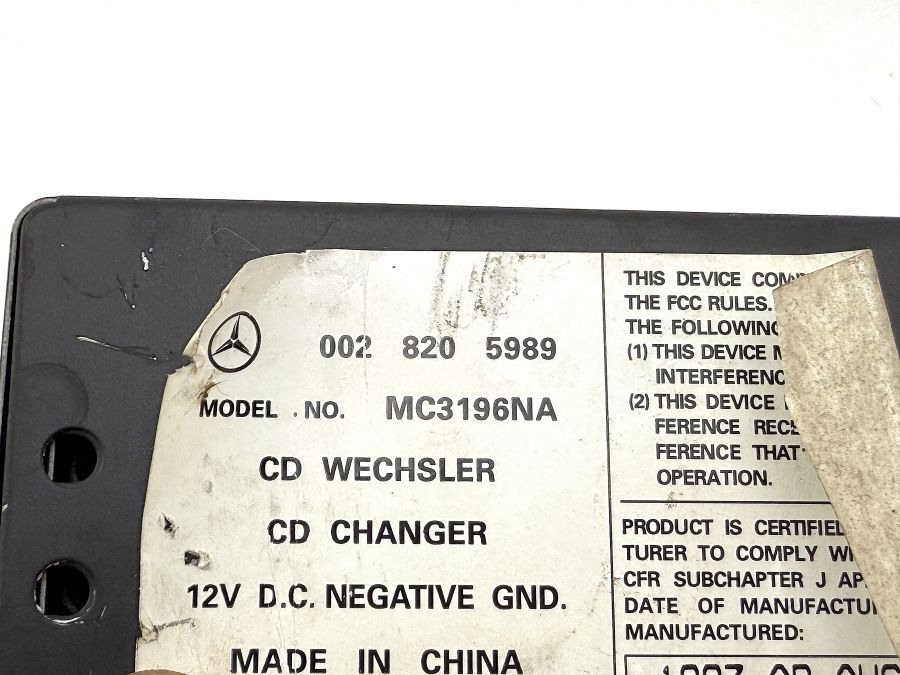 0028206289 0028205989 | Mercedes SL500 | R129 CD Changer 0028206289 0028205989 | Mercedes SL500 | R129 CD Changer