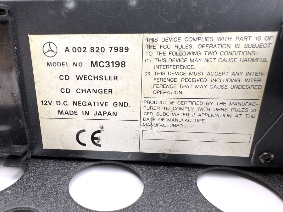 0028207989 0028208089 | Mercedes SL500 | R129 CD Changer 0028207989 0028208089 | Mercedes SL500 | R129 CD Changer