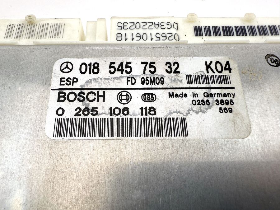 0185457532 | Mercedes SL500 | R129 Electronic stability control module ASR 0185457532 | Mercedes SL500 | R129 Electronic stability control module ASR
