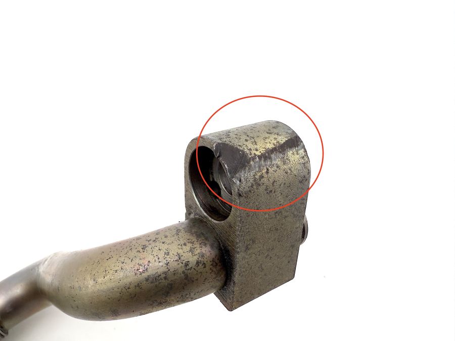 1132300756 1298303215 | Mercedes SL500 | R129 Air conditioning compressor pipe