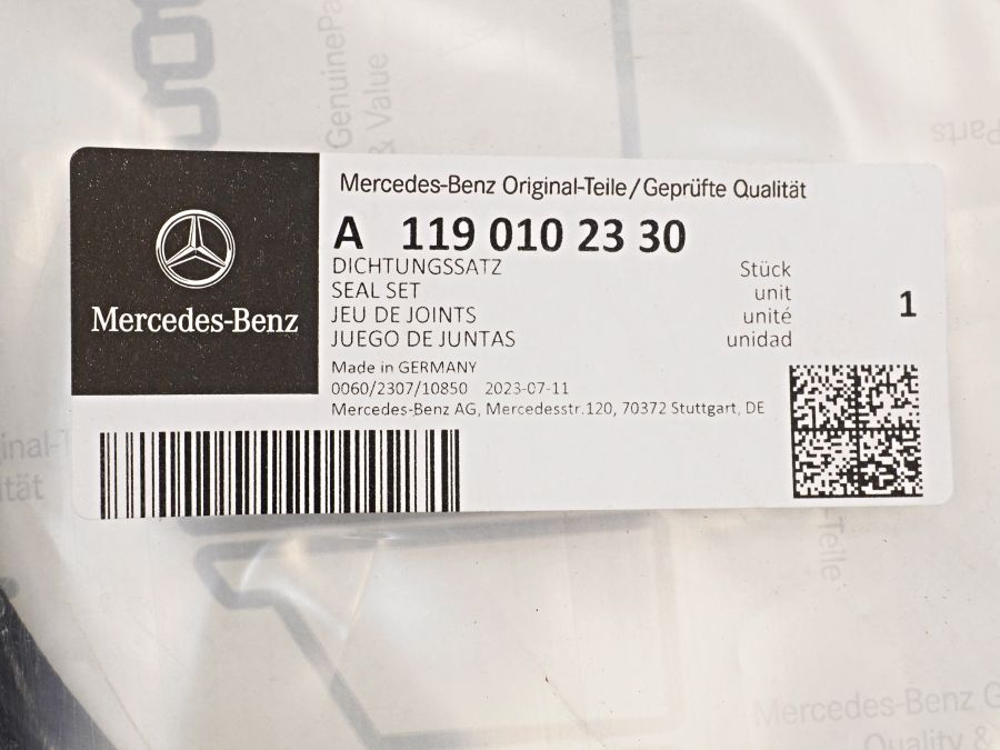 1190102330 1190160721 | Mercedes SL-Class | R129 Left cylinder head cover gasket