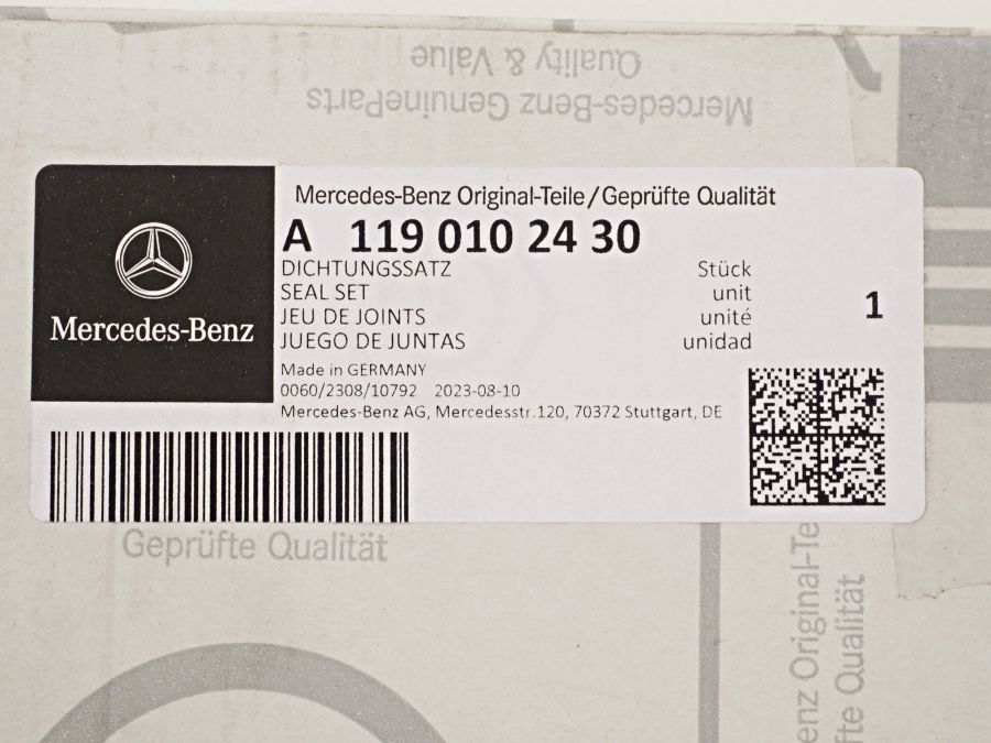 1190102430 190160821 | Mercedes SL-Class | R129 Right cylinder head cover gasket