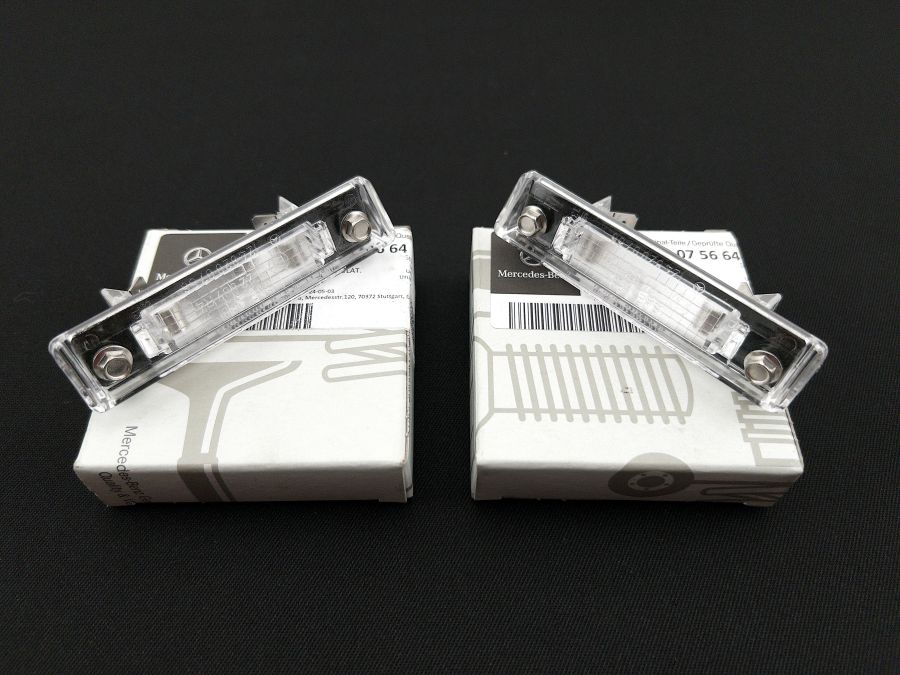 1248200756 124820075664 | Mercedes SL-Class | R129 License plate lamp set of 2 pieces