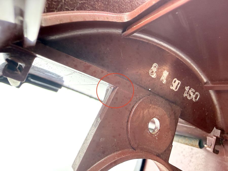 1294621623 | Mercedes 300SL-24 | R129 Steering column cover trim