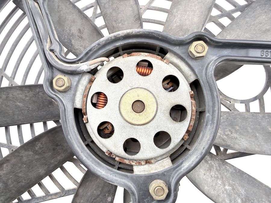 1295050555 1295050455 | Mercedes 300SL-24 | R129 Engine Radiator Cooling Fan Module