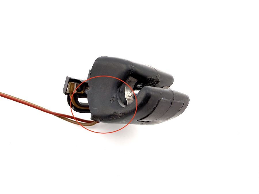 1295405408 1298100225 | Mercedes SL500 | R129 Right sun visor clip with light cable 1295405408 1298100225 | Mercedes SL500 | R129 Right sun visor clip with light cable