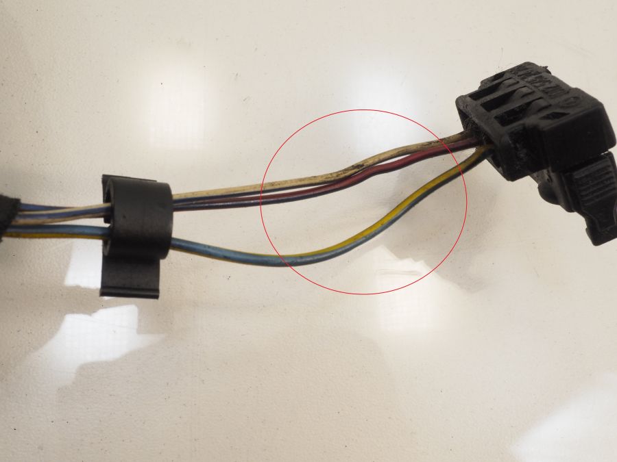 1295405532 | Mercedes SL500 | R129 Engine cable harness, body mounted