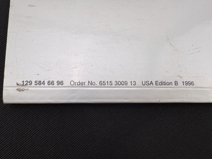 1295846696 | Mercedes SL500 | R129 Owners manual 1295846696 | Mercedes SL500 | R129 Owners manual