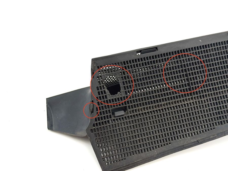 1296700108 | Mercedes 500SL | R129 Windshield vent cover left lower