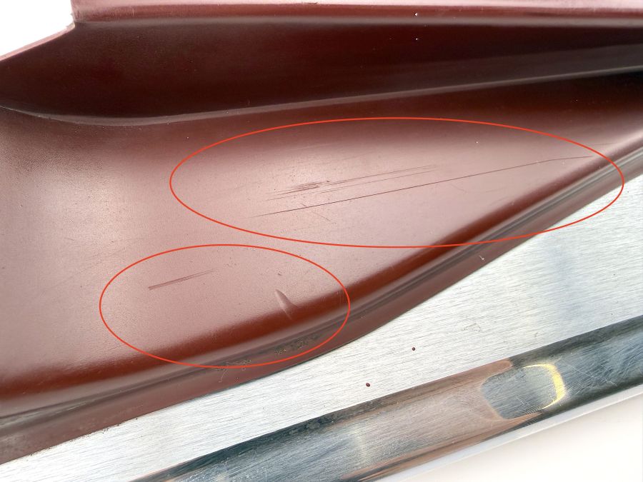 1296800435 | Mercedes 300SL-24 | R129 Right door threshold pad
