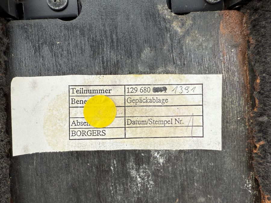 1296801391 1296840179 1296840279 | Mercedes SL500 | R129 Rear deck shelf compartment storage cover