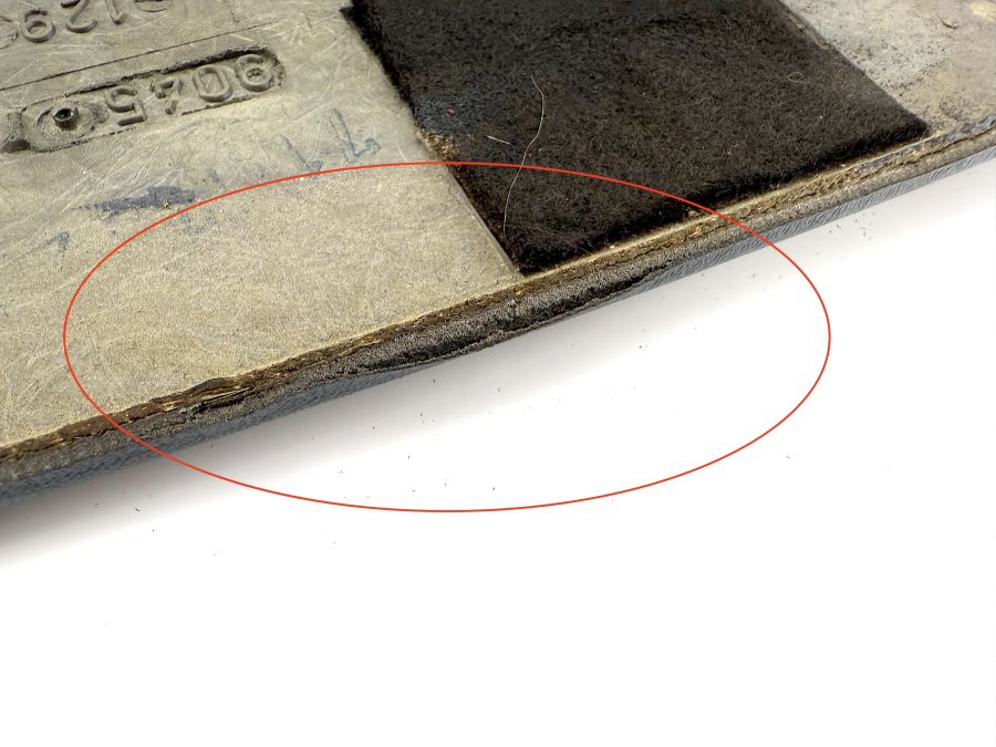 1296900125 | Mercedes SL500 | R129 Left driver side sun visor trim cover