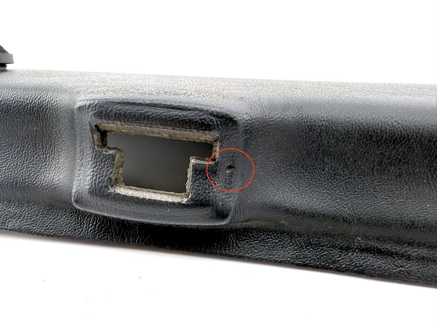 1296900125 | Mercedes SL500 | R129 Left driver side sun visor trim cover