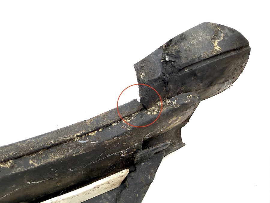 1296900187 1296980589 | Mercedes 300SL-24 | R129 Pillar trim left side