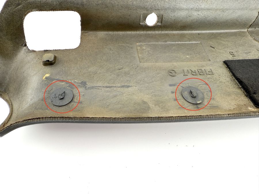 1296900225 | Mercedes SL500 | R129 Right passenger side sun visor trim cover 1296900225 | Mercedes SL500 | R129 Right passenger side sun visor trim cover