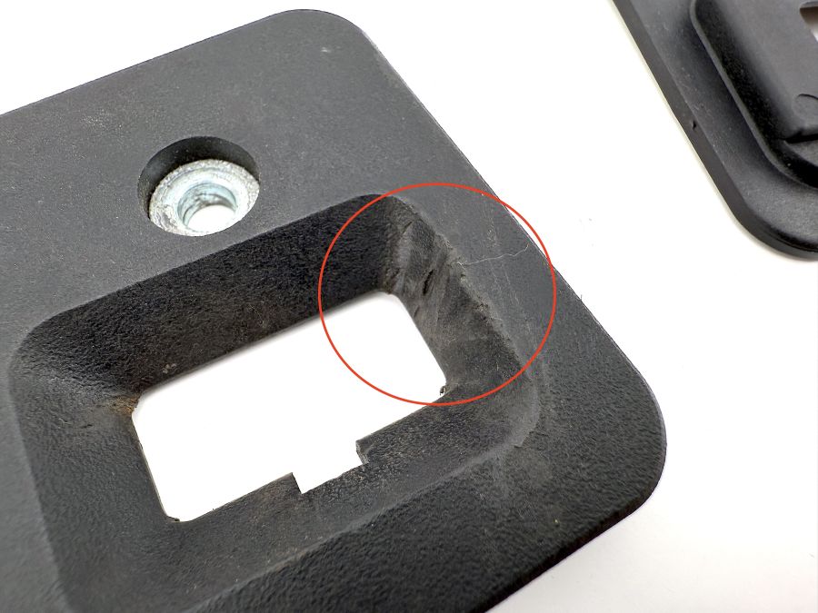 1296901130 1296901230 | Mercedes SL500 | R129 Roof Lock Cover Pair