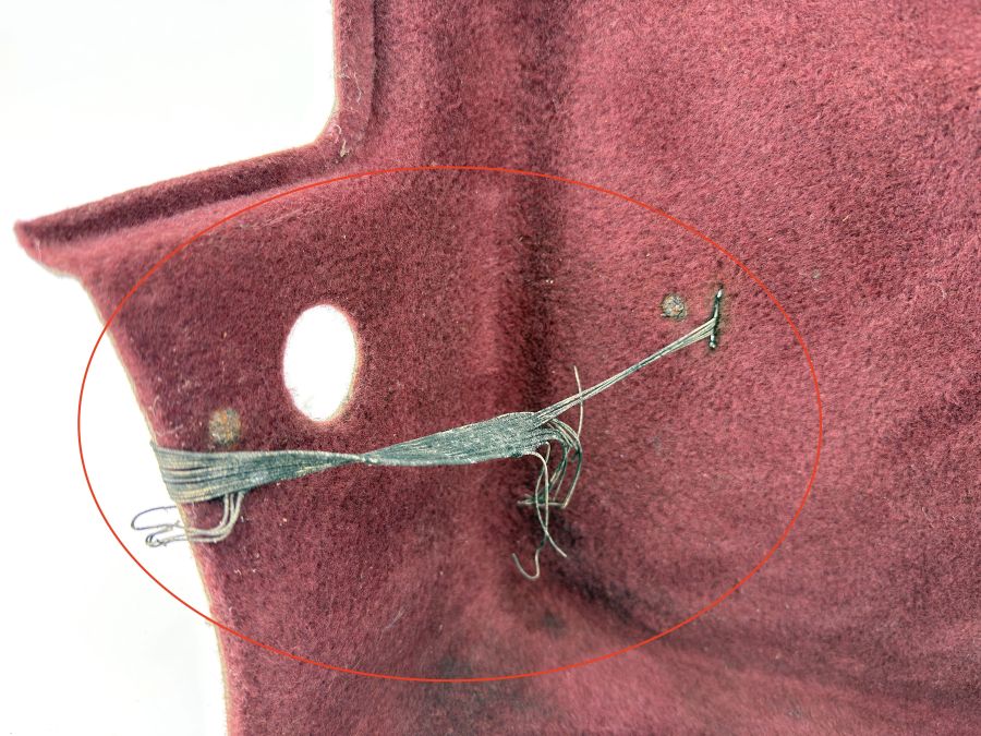 1296901530 | Mercedes 300SL-24 | R129 Left trunk carpet trim lining