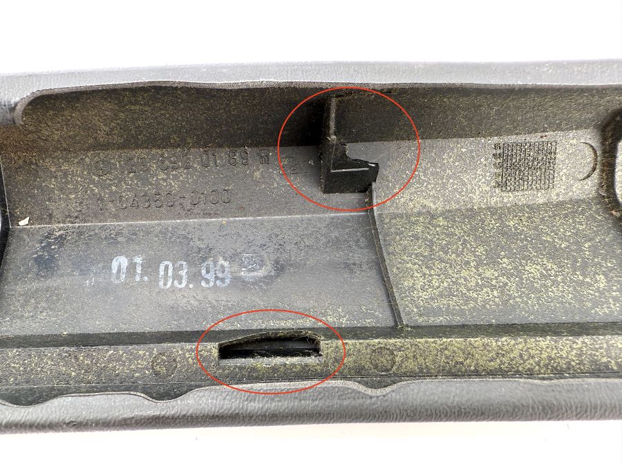 1296920189 | Mercedes SL500 | R129 Left pillar trim panel