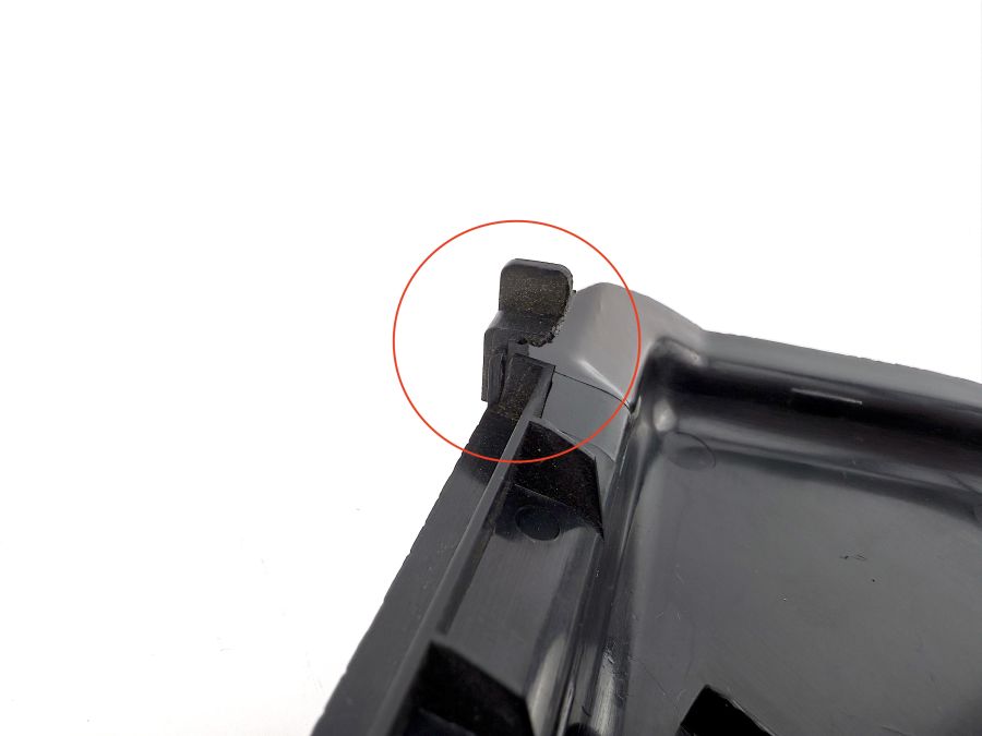 1296930027 | Mercedes SL500 | R129 Trunk lock cover trim