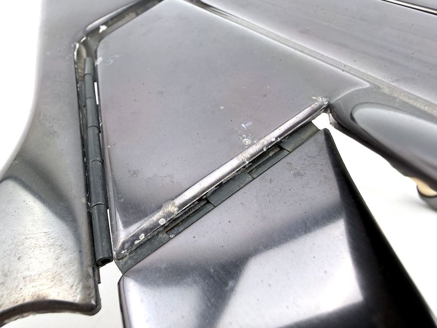 1296930414 | Mercedes 300SL-24 | R129 Roof flap cover trim right side
