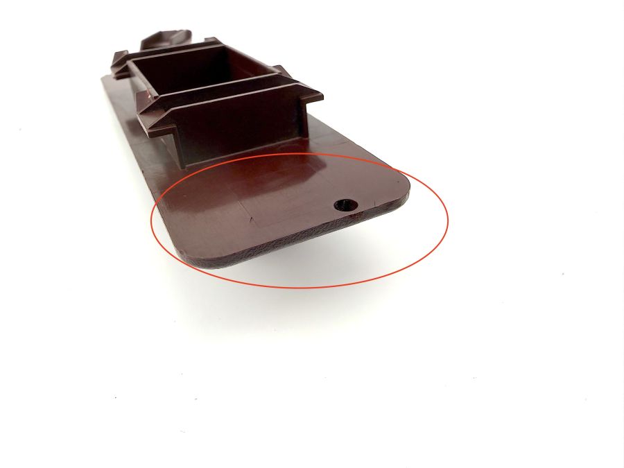 1296930733 | Mercedes 300SL-24 | R129 Trunk roof right emergency control arm cover