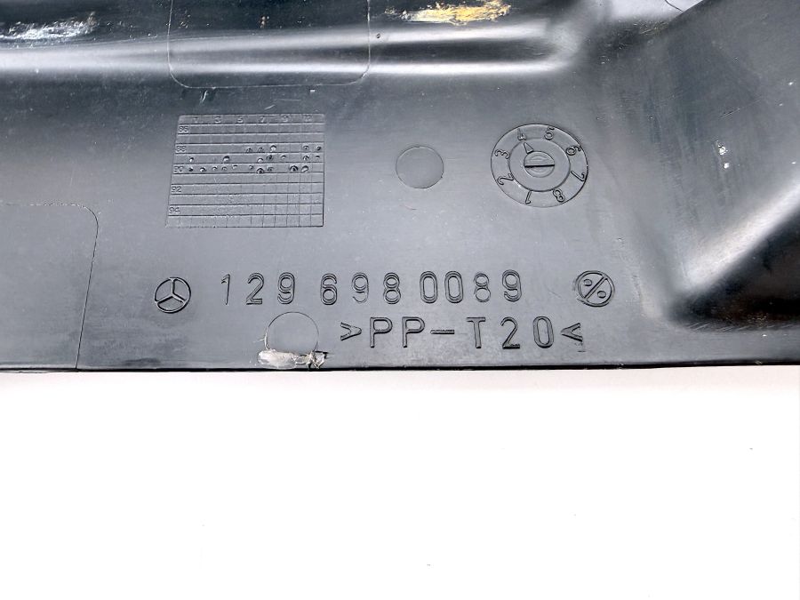 1296980089 | Mercedes 300SL-24 | R129 Boot lock latch cover trim
