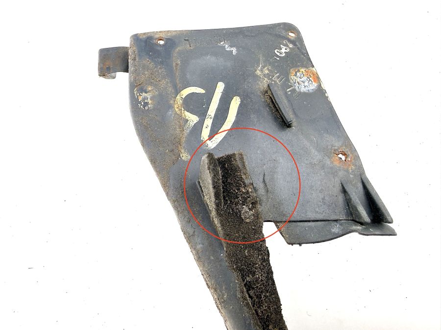 1297200524 | Mercedes 300SL-24 | R129 Left Door Strip Molding Trim
