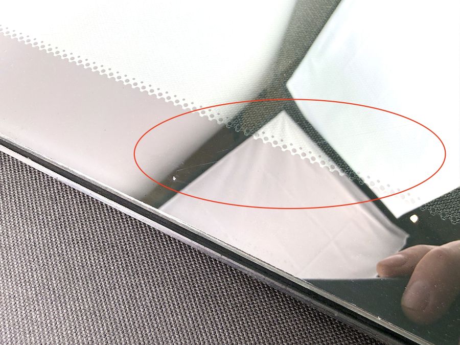 1297900590 | Mercedes 300SL-24 | R129 Hardtop rear left side window glass