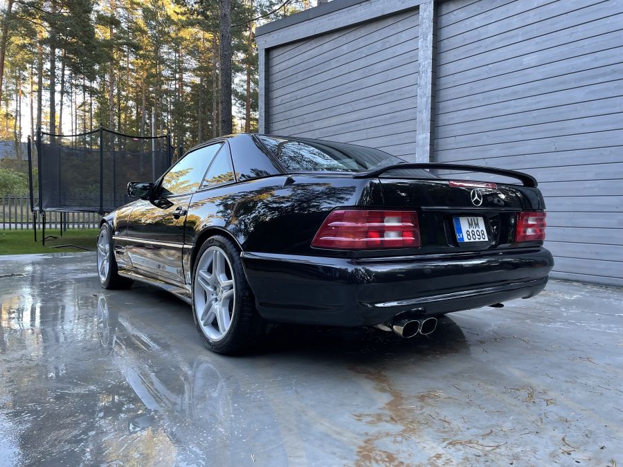 1297930188 | Mercedes SL500 | R129 AMG trunk spoiler