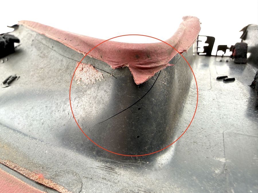 1297950316 | Mercedes 300SL-24 | R129 Hardtop left pillar trim cover