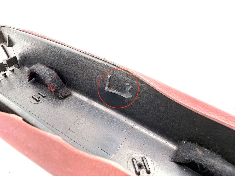 1297950316 | Mercedes 300SL-24 | R129 Hardtop left pillar trim cover