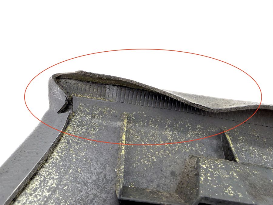 1297950316 | Mercedes SL500 | R129 Hardtop left pillar trim cover