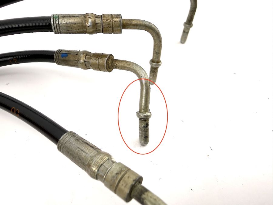 1298000183 1298000283 1298000583 | Mercedes 300SL-24 | R129 Rear right roof hydraulic lines