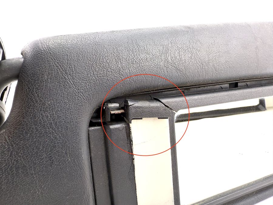 1298101110 | Mercedes SL500 | R129 Left side sun visor 1298101110 | Mercedes SL500 | R129 Left side sun visor