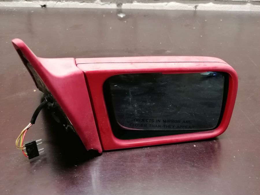 1298110214 | Mercedes 500SL | R129 Right Mirror 89-96 Red