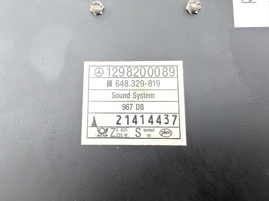1298200089 | Mercedes 300SL-24 | R129 Amplifier audio sound systems