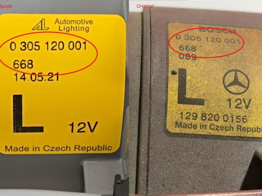 1298200156 0305120001 | Mercedes SL-Class | R129 Front left fog light