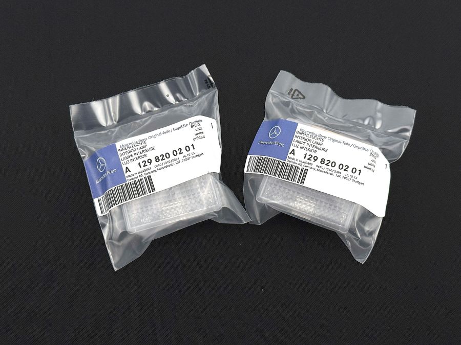 1298200201 | Mercedes SL-Class | R129 Pre-facelift door panel lamps pair