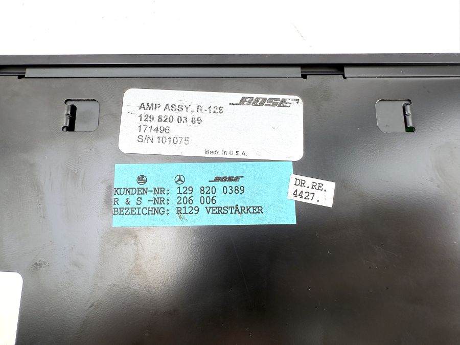 1298200389 | Mercedes SL500 | R129 Bose audio amplifier