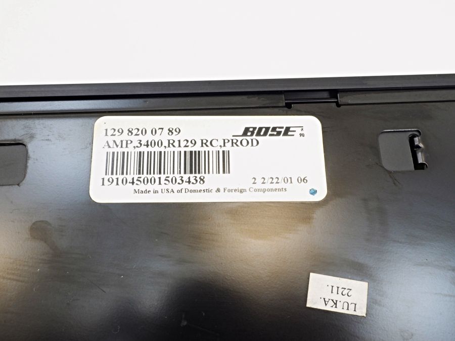 1298200789 | Mercedes SL500 | R129 Bose audio amplifier