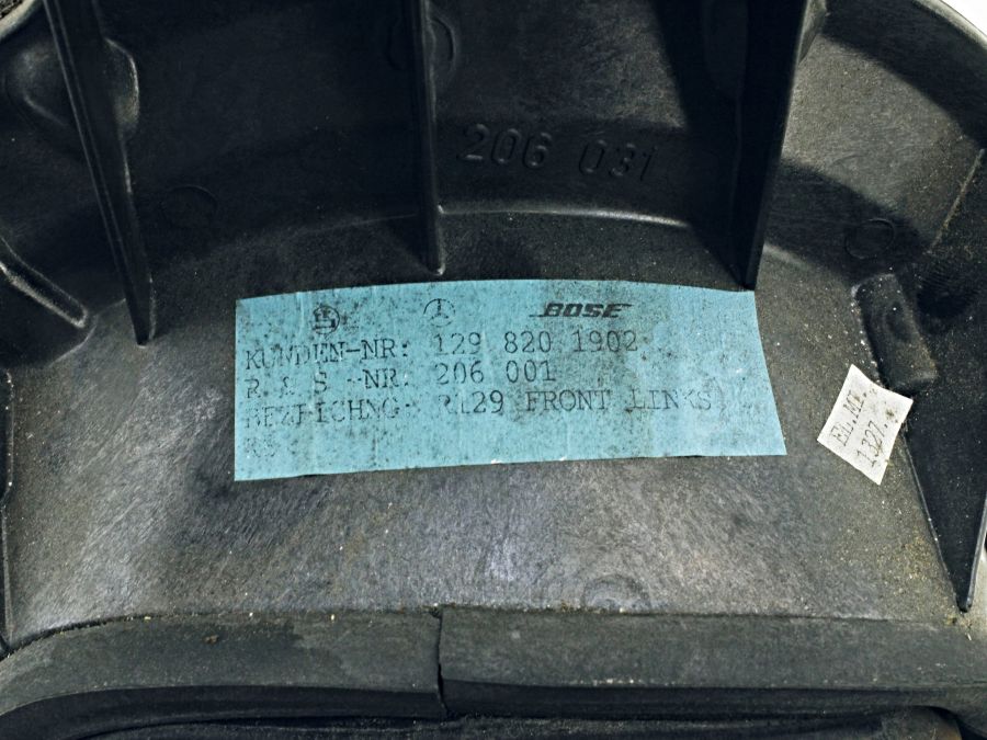 1298201902 | Mercedes SL500 | R129 Left door speaker Bose