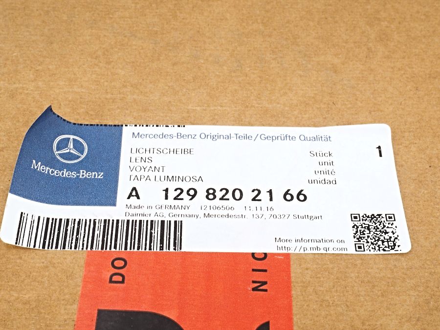 1298202166 1298202266 | Mercedes SL-Class | R129 Taillight lenses