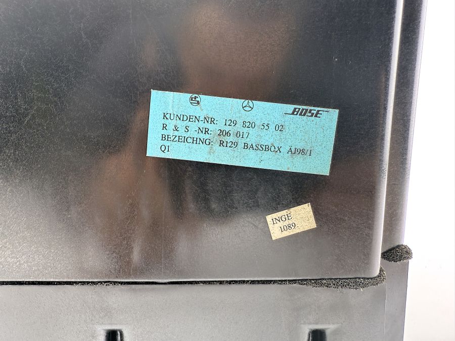 1298205502 | Mercedes SL55 | R230 Rear sub woofer bose speaker