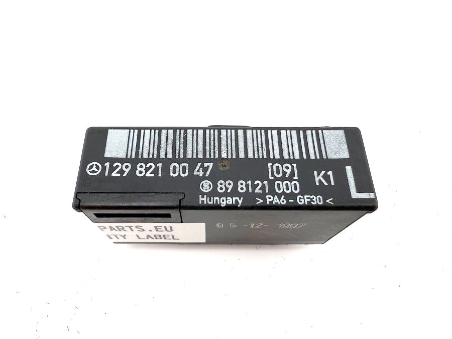 1298210047 | Mercedes SL500 | R129 Seat backrest lock relay module left side