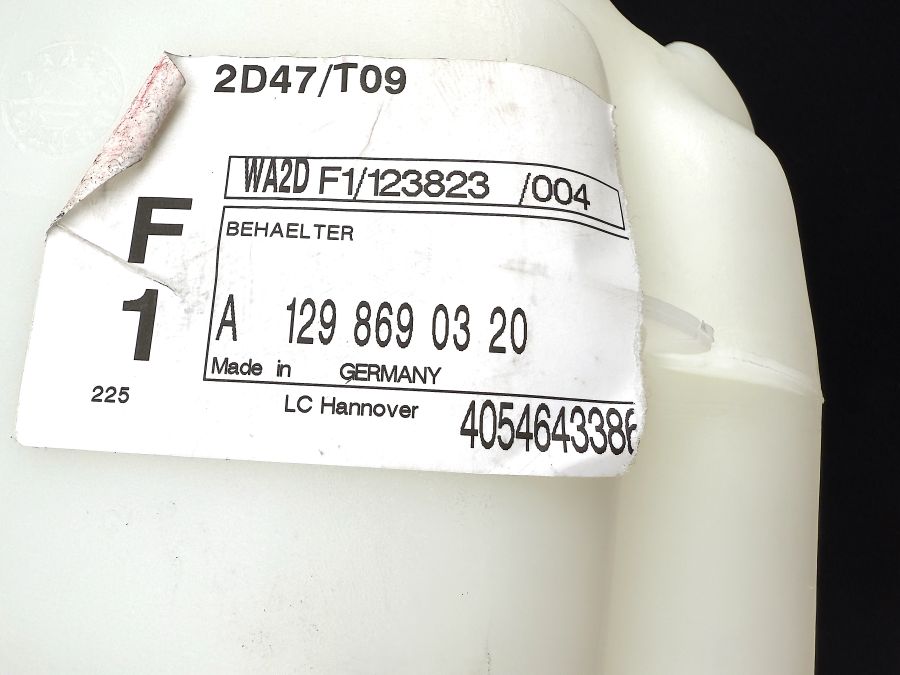 1298690320 | Mercedes SL-Class | R129 Washer fluid tank 1298690320 | Mercedes SL-Class | R129 Washer fluid tank