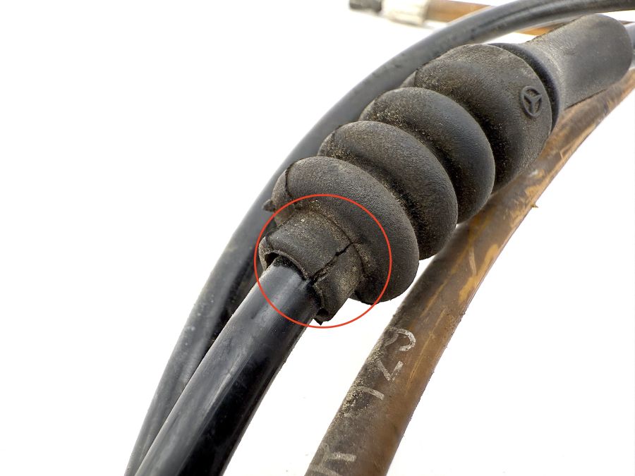 1298800059 1298800020 | Mercedes SL500 | R129 Engine hood cable with opening lever