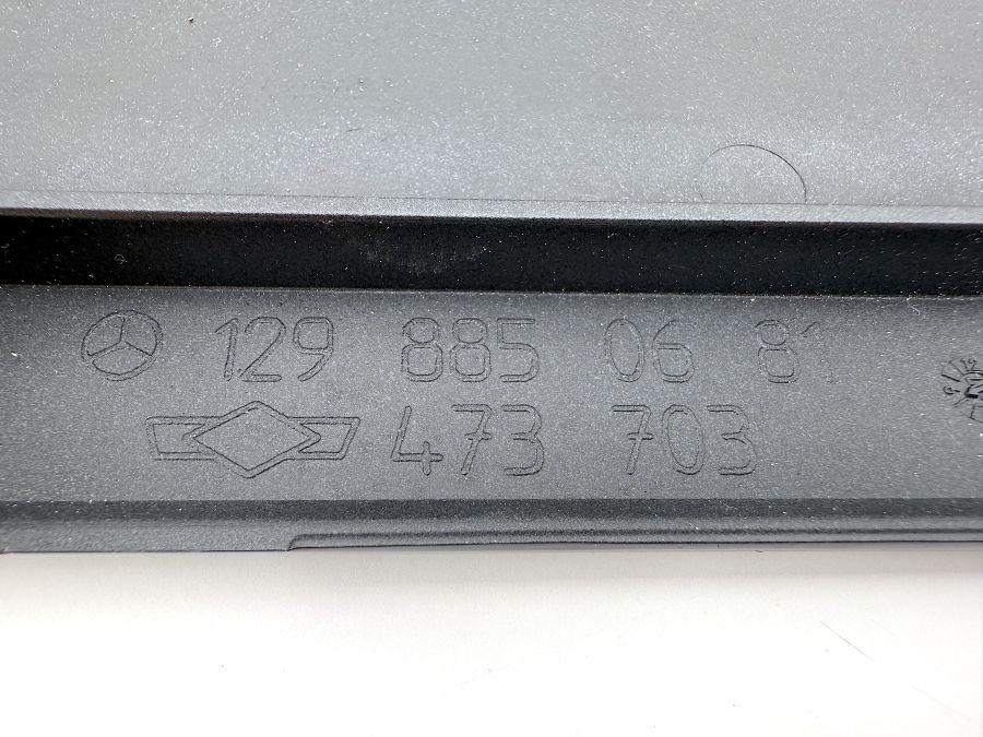 1298850681 12988506819040 | Mercedes SL-Class | R129 Facelift front bumper license plate holder 1298850681 12988506819040 | Mercedes SL-Class | R129 Facelift front bumper license plate holder