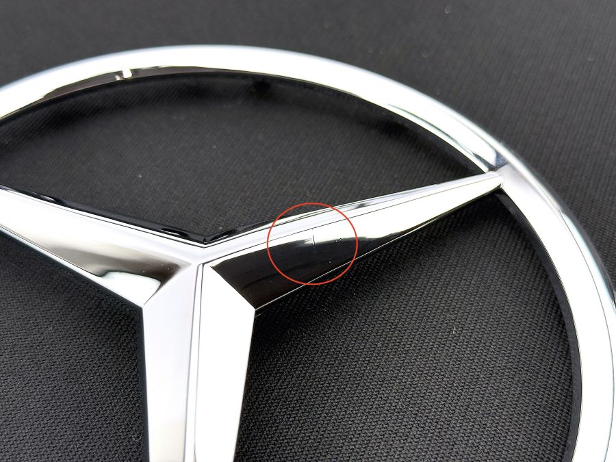 1298880086 | Mercedes SL-Class | R129 Front grill chrome emblem