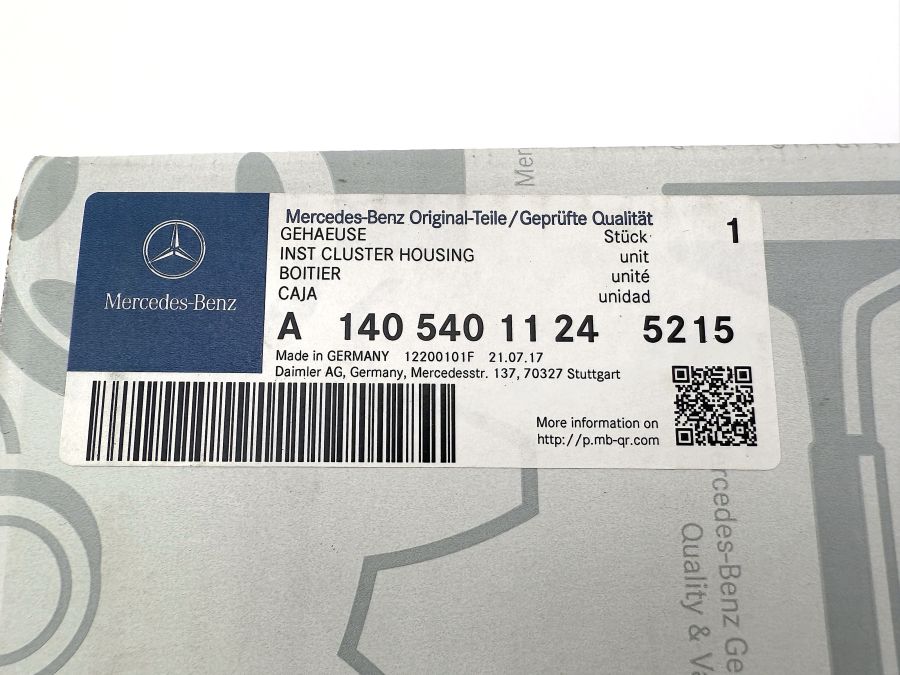 1405401124 14054011245215 | Mercedes SL-Class | R129 Instrument cluster front panel